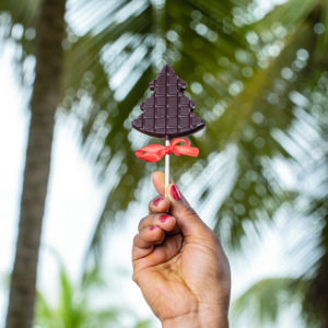 Christmas tree lollipop